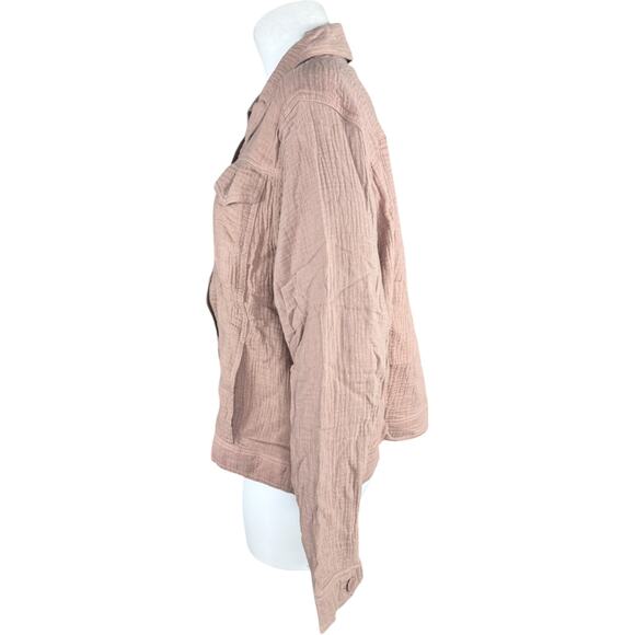 Isaac Mizrahi Live! Bridgehampton Cotton Gauze Jacket Pure Cone 2X NWOT - Picture 10 of 13